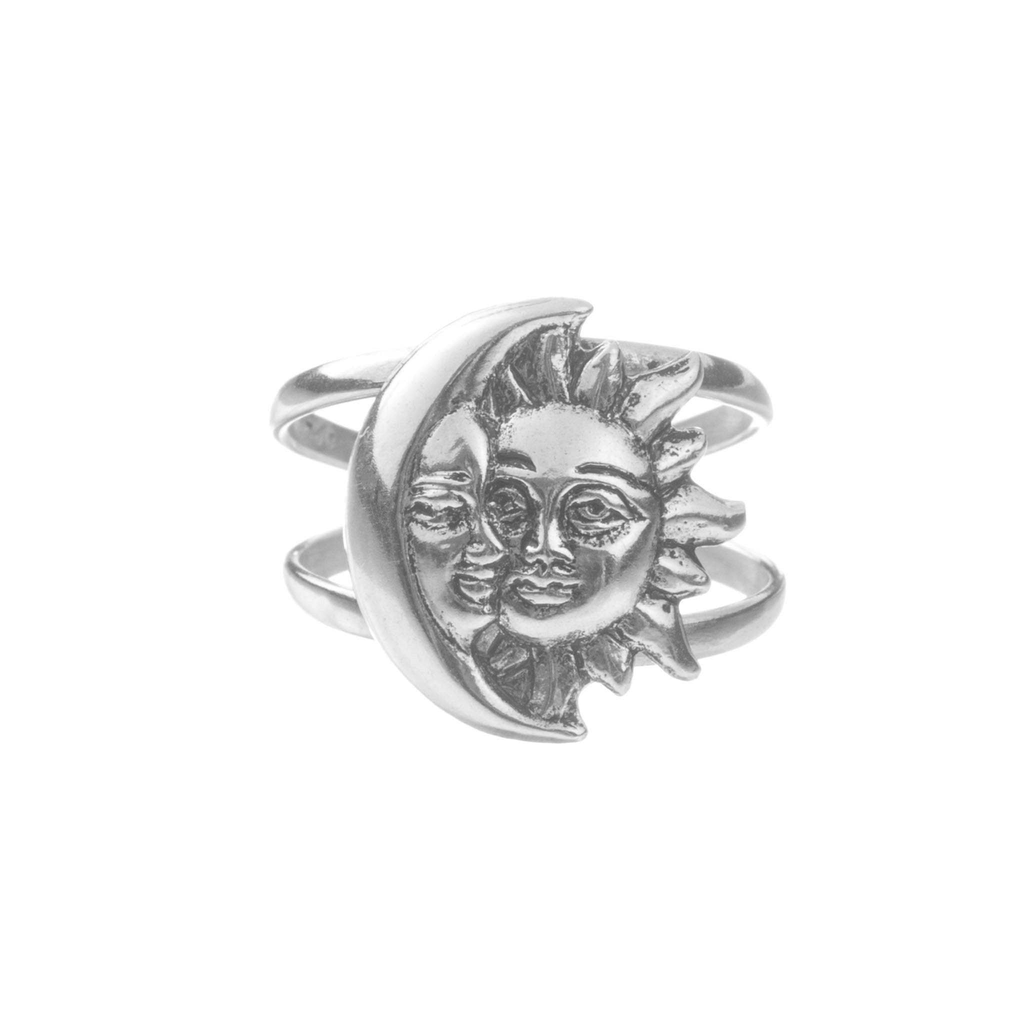 Anillo eclipse de plata de plata mexicana – Prata Joyería