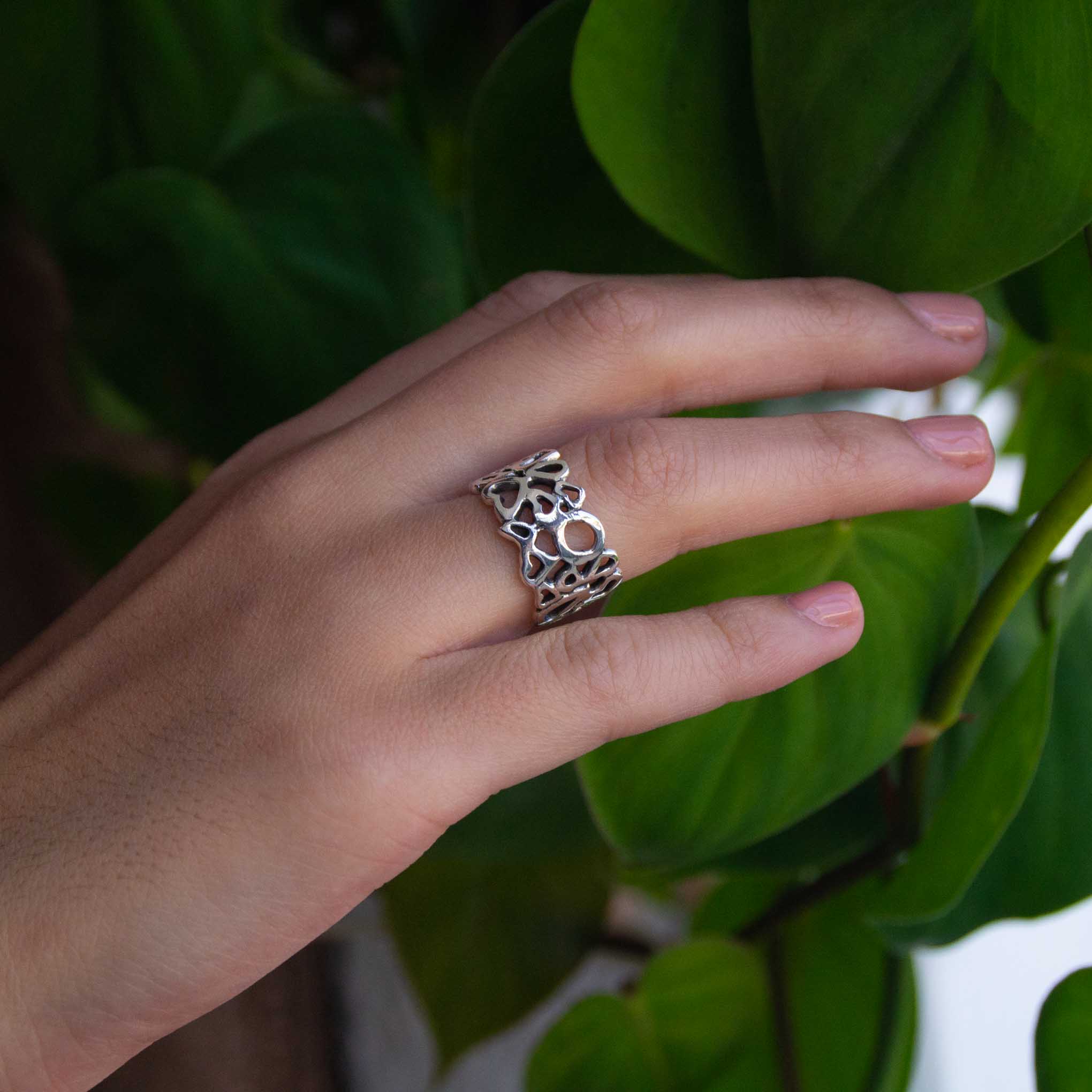 Anillos De Plata Mexicana Prata Joyería - Main Image