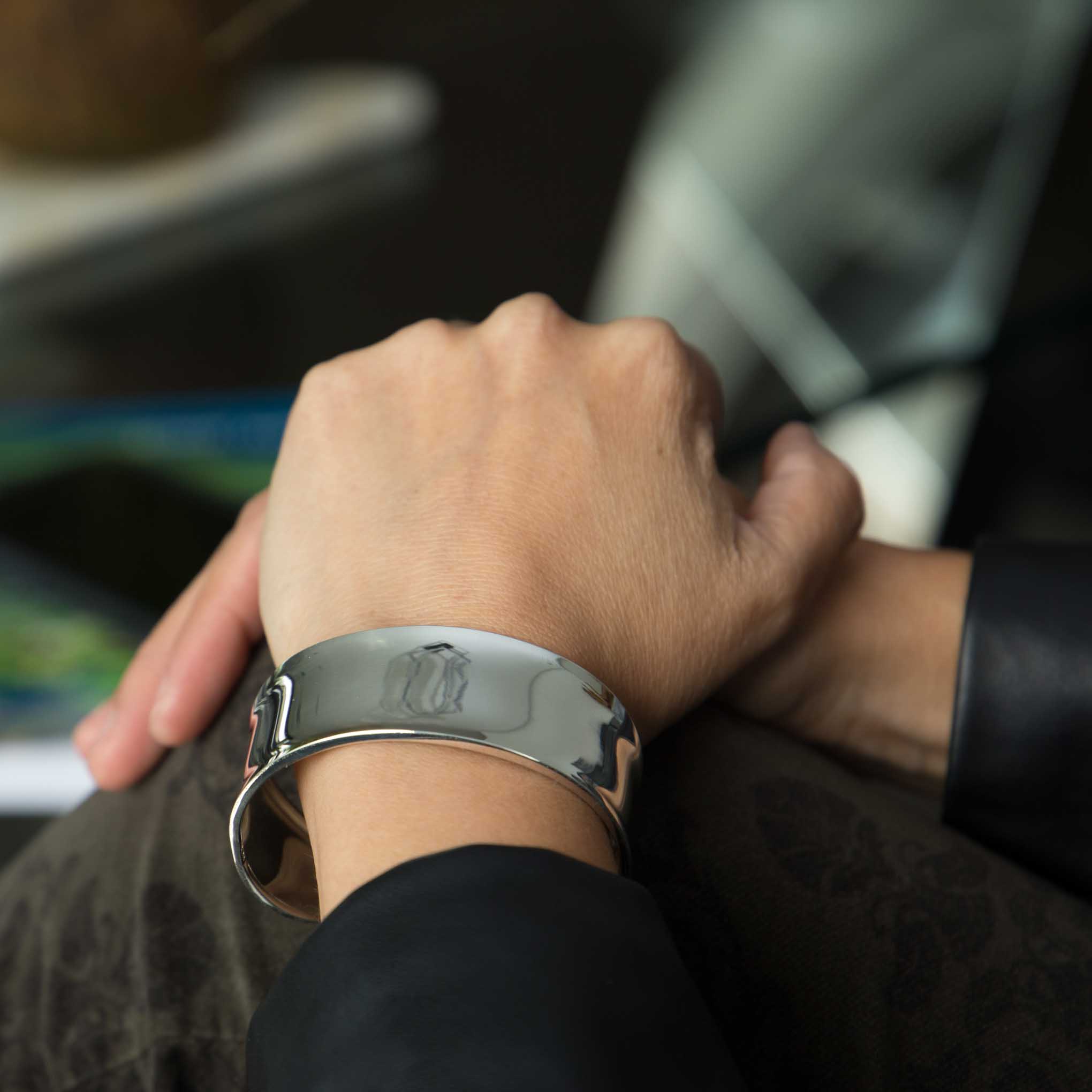 Brazalete de Plata Grueso